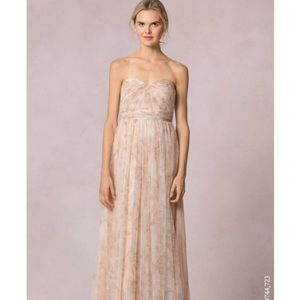 Jenny Yoo Annabelle Printed Dress , worn once.